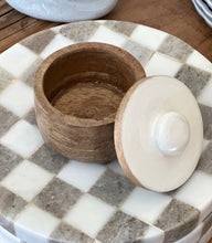 Load image into Gallery viewer, White Enamel Lid Wood Jr
