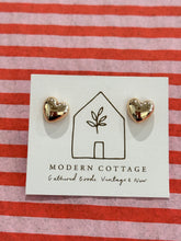Load image into Gallery viewer, Mini Puff Heart Earrings

