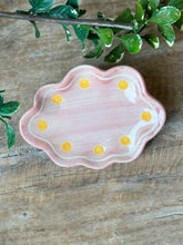 Load image into Gallery viewer, Polka Dot Scalloped Dish
