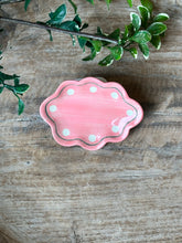 Load image into Gallery viewer, Polka Dot Scalloped Dish
