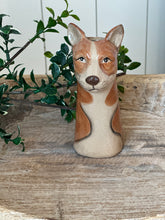 Load image into Gallery viewer, Vintage Inspired Dog Vases
