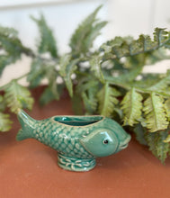 Load image into Gallery viewer, Stoneware Mini Fish Pot
