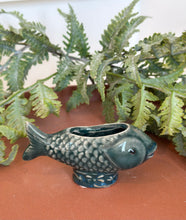 Load image into Gallery viewer, Stoneware Mini Fish Pot
