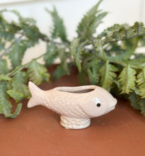 Load image into Gallery viewer, Stoneware Mini Fish Pot
