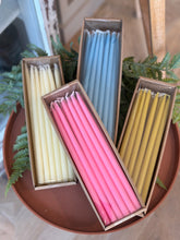 Load image into Gallery viewer, Box of 24 Thin Taper Candles
