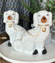 Load image into Gallery viewer, Dolomite Staffordshire Dog Statue
