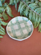 Load image into Gallery viewer, Plaid Stoneware Dish
