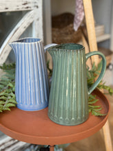 Load image into Gallery viewer, Stoneware Fluted Pitchers
