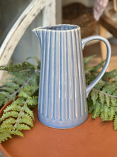 Load image into Gallery viewer, Stoneware Fluted Pitchers
