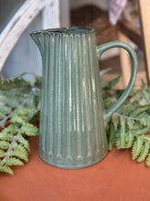 Load image into Gallery viewer, Stoneware Fluted Pitchers
