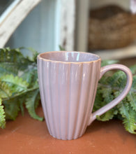 Load image into Gallery viewer, Fluted Stoneware Mugs
