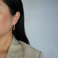 Load image into Gallery viewer, Pearl Safety Pin Earrings
