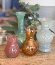 Load image into Gallery viewer, Colored Glass Mini Vases
