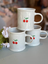 Load image into Gallery viewer, Cherry Motif Stoneware Mug
