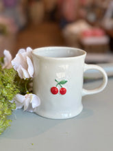 Load image into Gallery viewer, Cherry Motif Stoneware Mug
