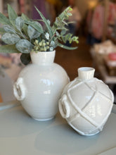 Load image into Gallery viewer, White Ceramic Bamboo Vases
