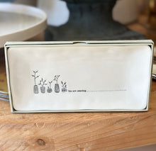 Load image into Gallery viewer, Long Trinket Tray w/ Sayings
