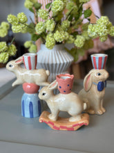 Load image into Gallery viewer, Ceramic Bunny Taper Holders
