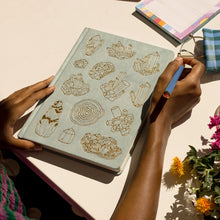 Load image into Gallery viewer, Jumbo Vegan Suede Journal - Mineralogy
