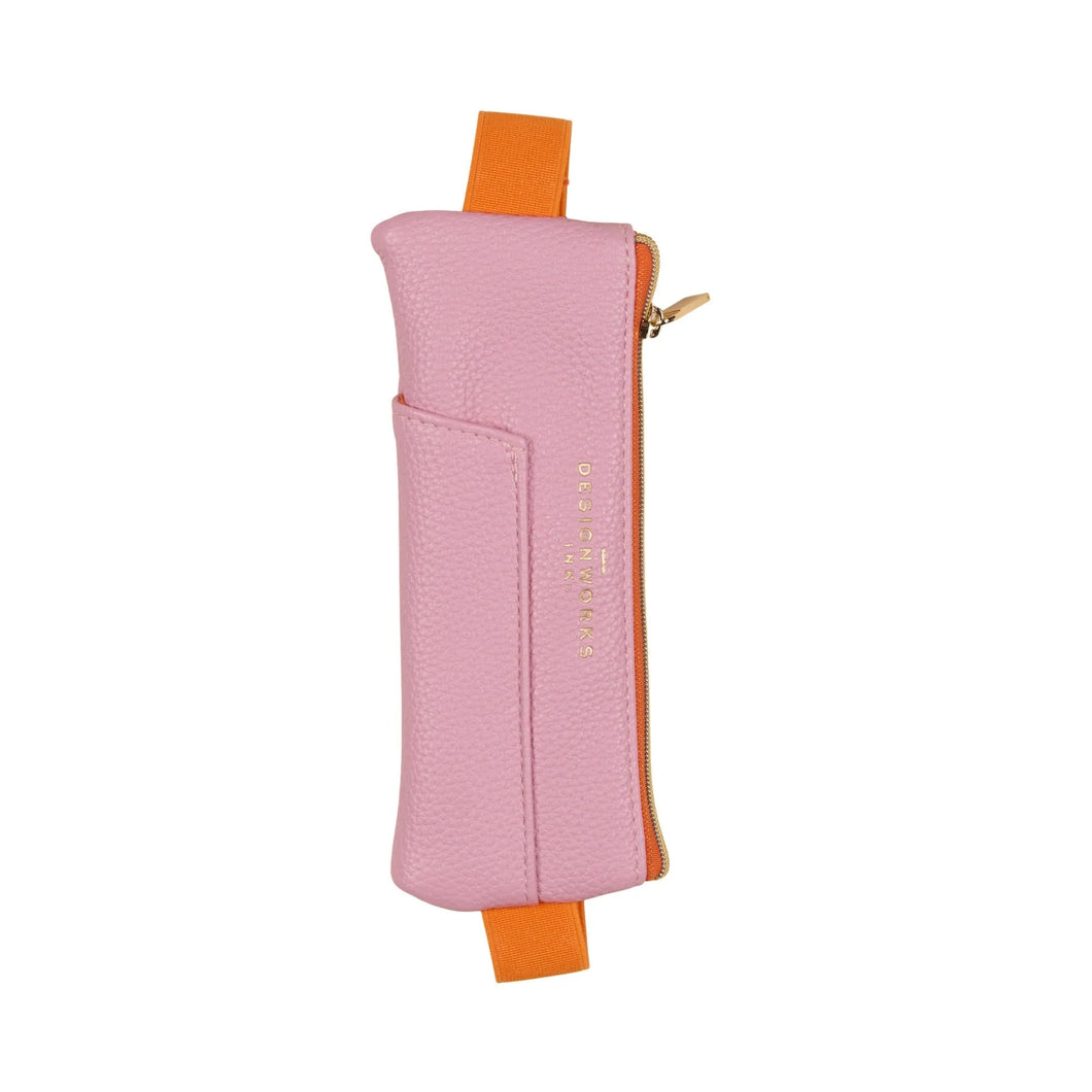 Vegan Leather Pen Pouch- Multiple Colors Avail