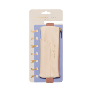 Vegan Leather Pen Pouch- Multiple Colors Avail