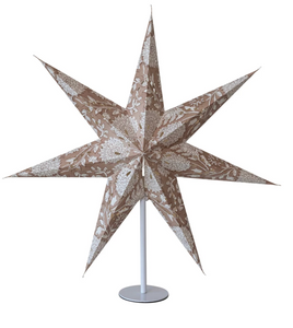 Light Up Paper Star on Stand