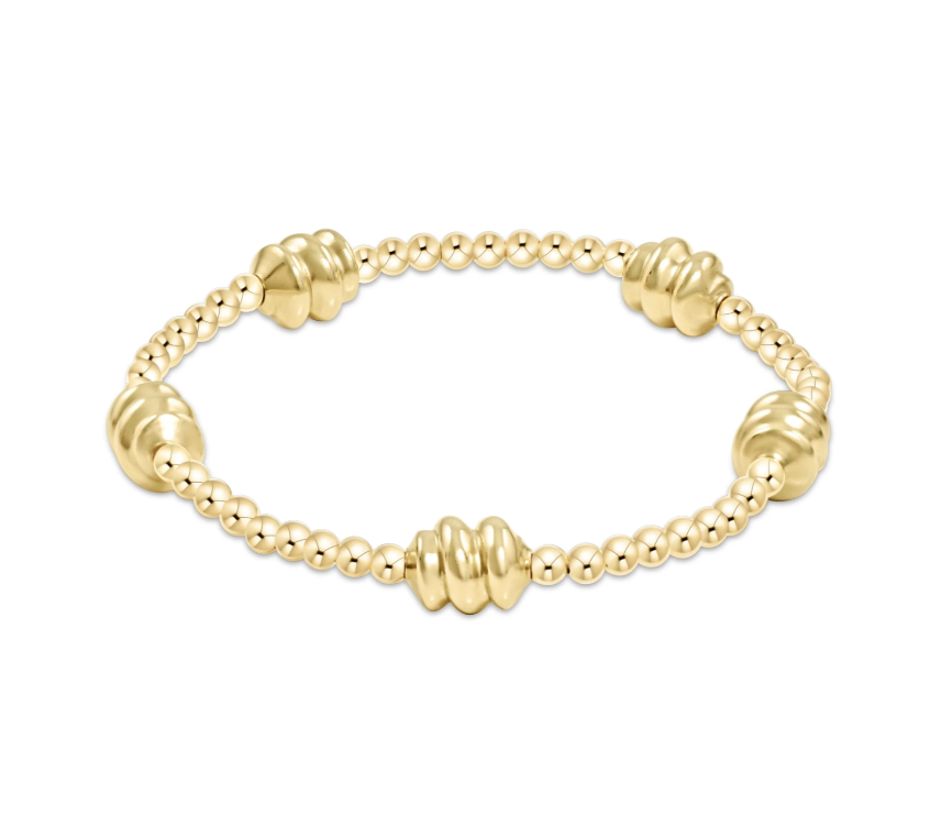 Extends Admire Gold 3mm Bead Bracelet