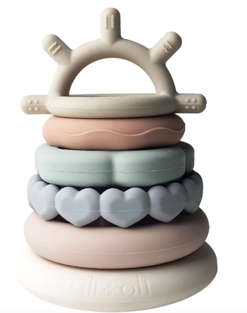 Soft Silicone Stacking Ring Tower