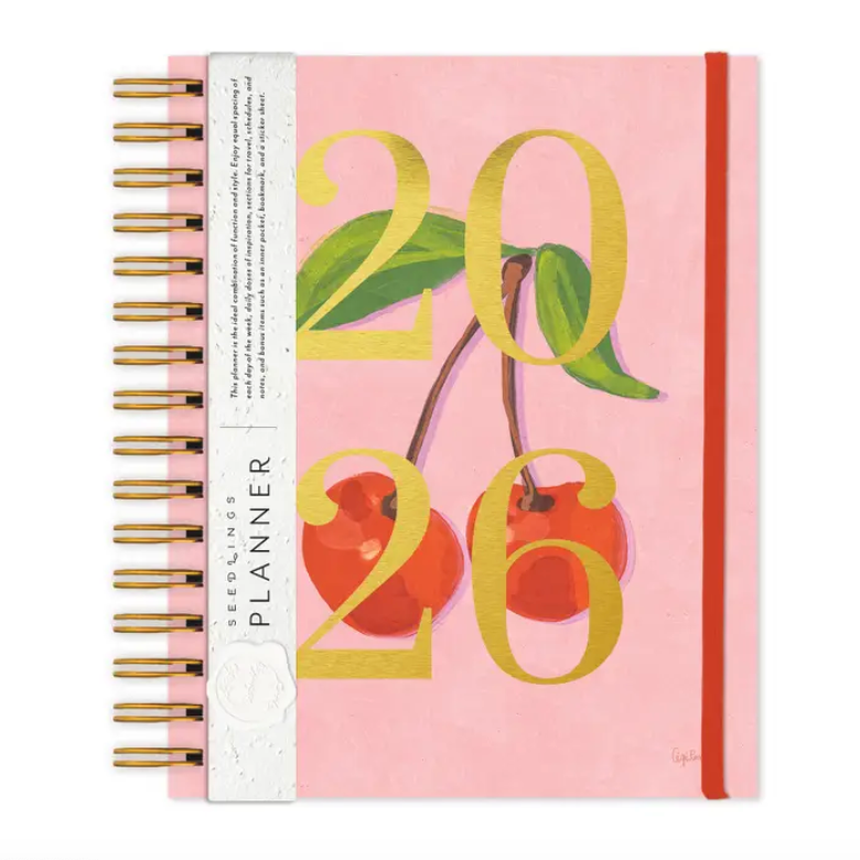 2026 Sweetest Cherries Seedlings 12 Month Planner