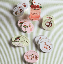 Load image into Gallery viewer, Paper Holiday Coaster Sets
