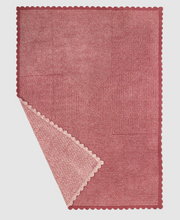 Load image into Gallery viewer, Scalloped Canyon Rose CozyChic Throw
