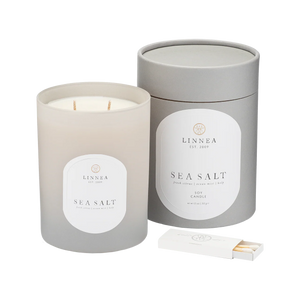Linnea 2 Wick Candle, Sea Salt