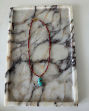 Load image into Gallery viewer, Maroon Fish Necklace
