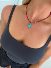 Load image into Gallery viewer, Maroon Fish Necklace
