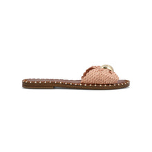 Load image into Gallery viewer, Vanida Natural Raffia Slide
