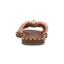 Load image into Gallery viewer, Vanida Natural Raffia Slide
