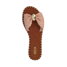 Load image into Gallery viewer, Vanida Natural Raffia Slide
