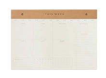 Load image into Gallery viewer, Weekly Post Bound Notepads- Multiple Colors
