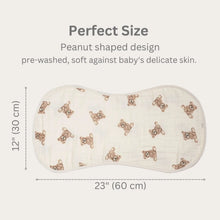 Load image into Gallery viewer, Teddy Bamboo Muslin Burp Cloth Set
