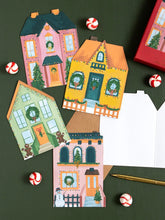 Load image into Gallery viewer, Holiday Village Greeting Card Set
