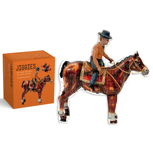 Horsin' Around Cowboy Mini Jiggie Puzzle