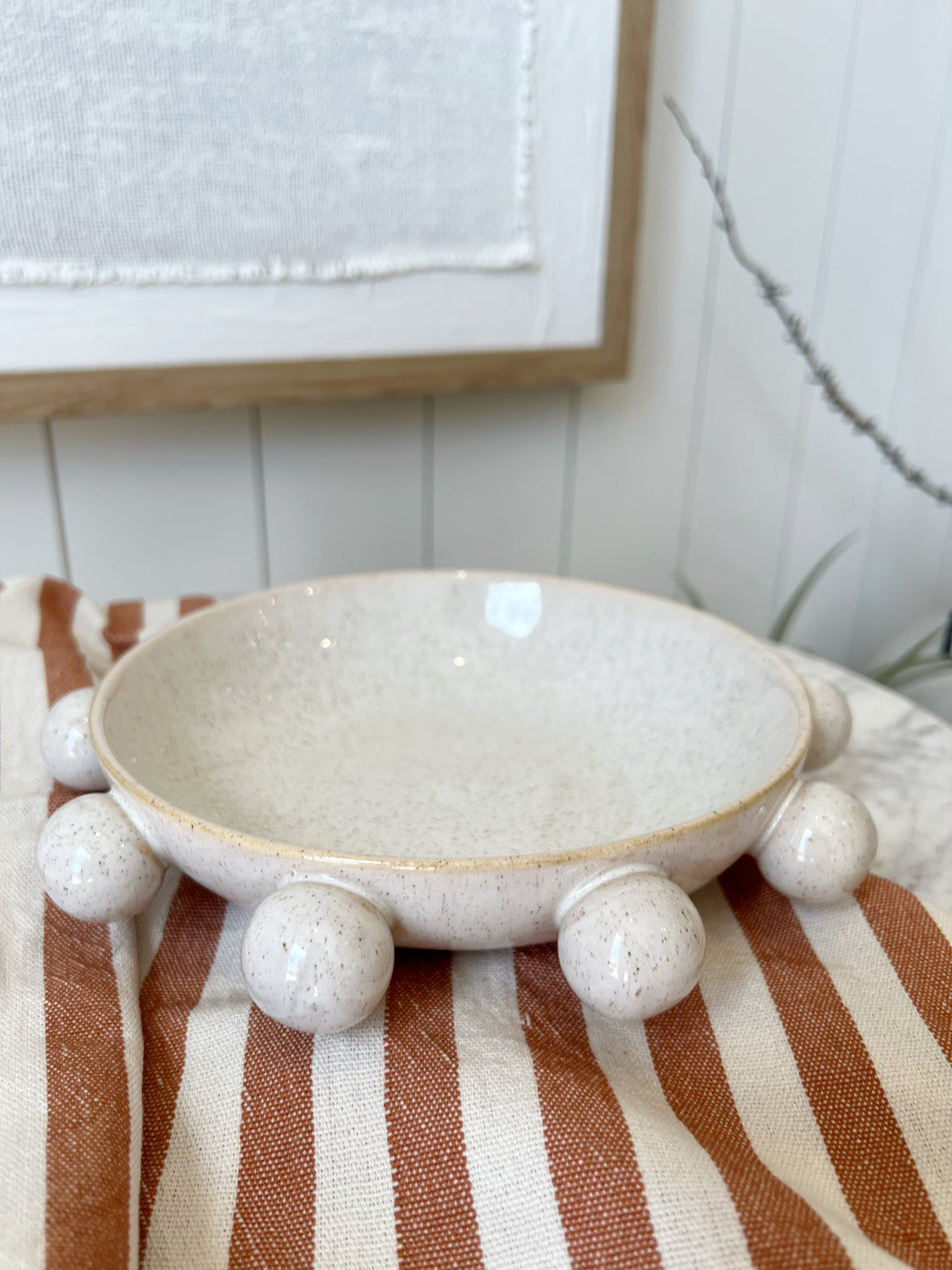 Lucille Speckled Bowl with Balls