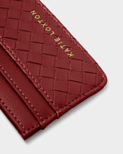 Load image into Gallery viewer, Crimson Nova Woven Texture Cardholder
