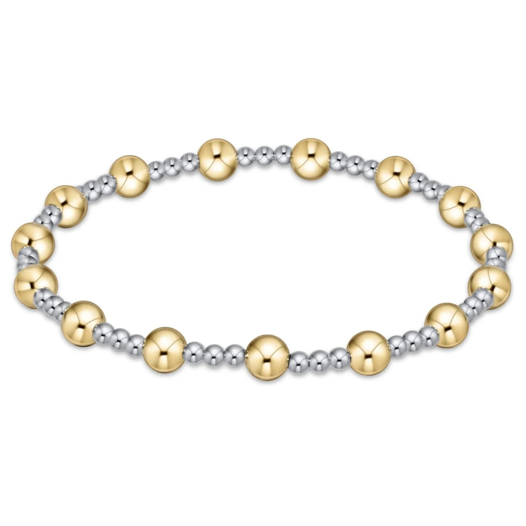 Mixed Metal Classic Sincerity 6mm Bracelet