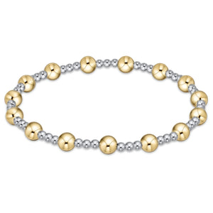 Mixed Metal Classic Sincerity 4mm Bracelet