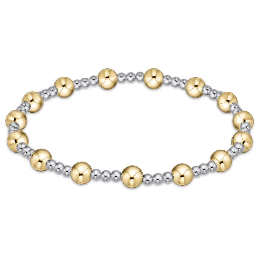 Mixed Metal Classic Sincerity 4mm Bracelet