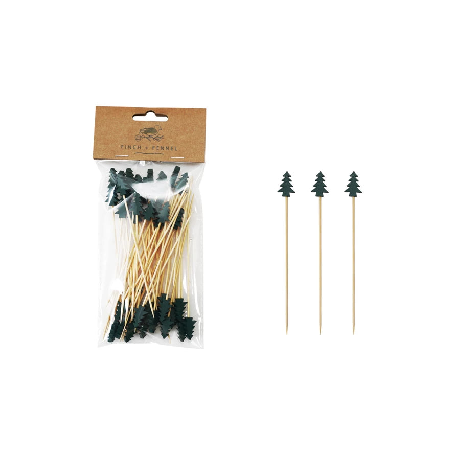 Bamboo Holiday Skewers