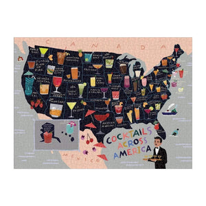 Cocktails Across America Puzzle
