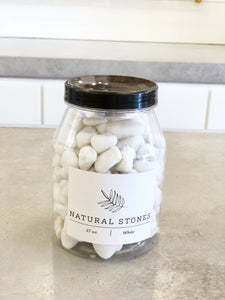 Jar of Natural Stones