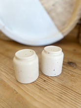 Load image into Gallery viewer, Speckled Ceramic Salt &amp; Pepper
